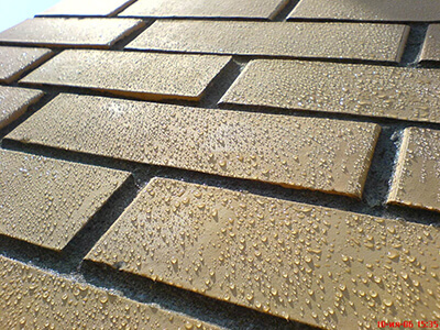 Рисунок гидрофобизированной кладки